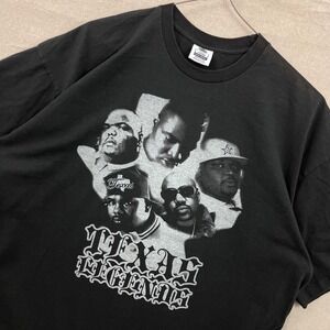 Vintage DJ Screw SUC Texas Legends Rap T-Shirt 3XL Black Heavyweight Graphic
